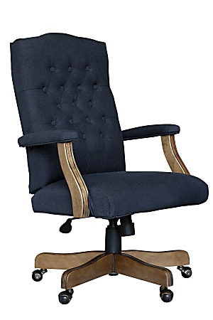 Boss Office Products Button-Tufted Ergonomic High-Back Chair,