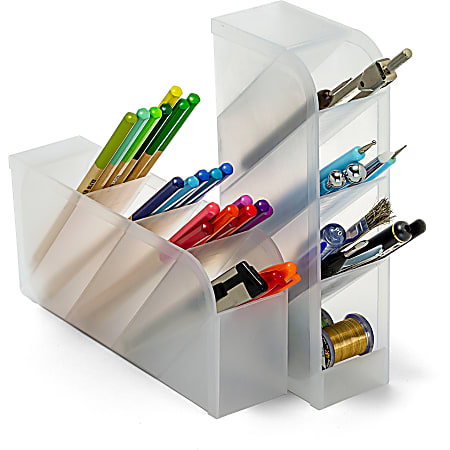 Officemate Pen Holder Desk Organizer - 8 Compartment(s) - Horizontal/Vertical - 8 Officemate Pen Holder Desk Organizer - 8 Compartment(s) - Horizontal/Vertical - 8