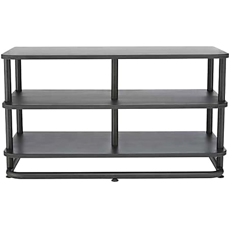 Sanus Euro Series AV Cabinet, Contemporary TV Media Console with Shelves, Black, EFAV40B1