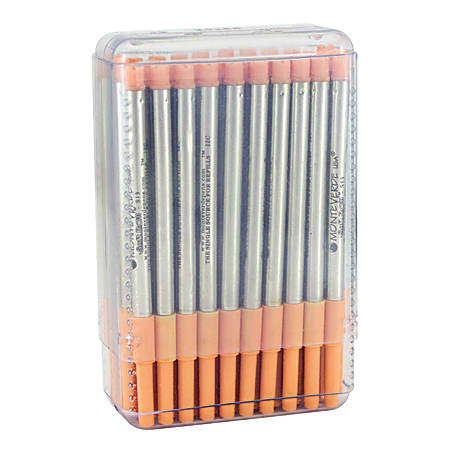 Monteverde® Ballpoint Refills For Sheaffer Ballpoint Pens, Medium Point, 0.7 mm, Orange, Pack Of 50 Refills