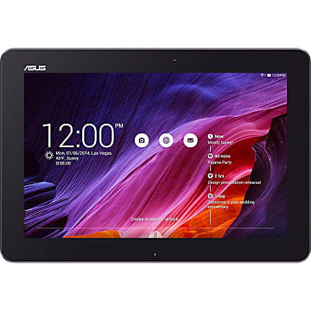 Asus TF103CX-A1-BK Tablet - 10.1" - 1 GB DDR3 SDRAM - Intel Atom Z3745 Quad-core (4 Core) 1.33 GHz - 16 GB - Android 4.4 KitKat - 1280 x 800 - In-plane Switching (IPS) Technology - Black