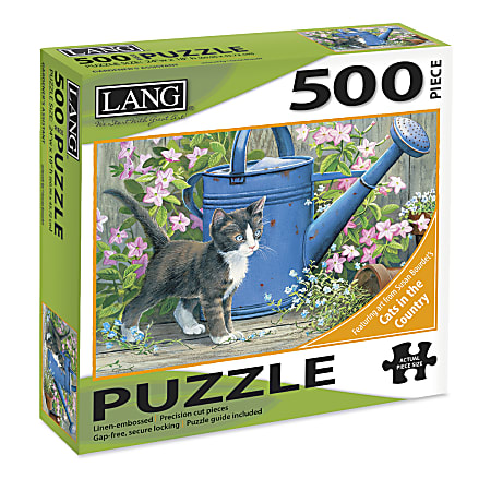 Lang 500-Piece Jigsaw Puzzle, Gardner&#x27;s Assist