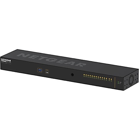 Netgear AV Line M4250-12M2XF 12x2.5G and 2xSFP+ Managed Switch (MSM4214X) - 12 Ports - Manageable - 3 Layer Supported - MSM4214X100NAS