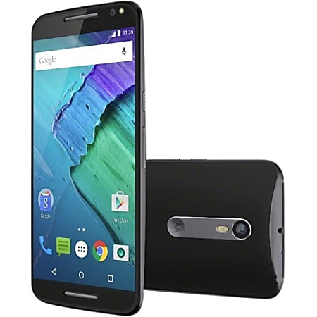 Motorola Moto X Pure Edition 16 GB Smartphone - 4G - 5.7" LCD 1440 x 2560 QHD Touchscreen - Qualcomm Snapdragon 808 Hexa-core (6 Core) 1.80 GHz - 3 GB RAM - 21 Megapixel Rear/5 Megapixel Front - Android 5.1.1 Lollipop - SIM-free - Black