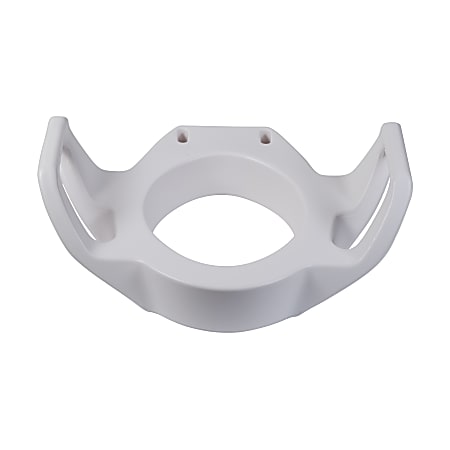 DMI® Standard Toilet Seat Riser With Arms, White