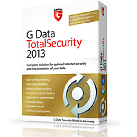 G Data TotalSecurity 2013 - 3 PC & 12 Months, Download Version
