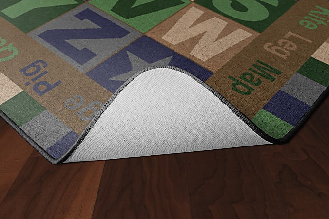 Flagship Carpets ABC Words Rug, 6&#x27; x 8&#x27;
