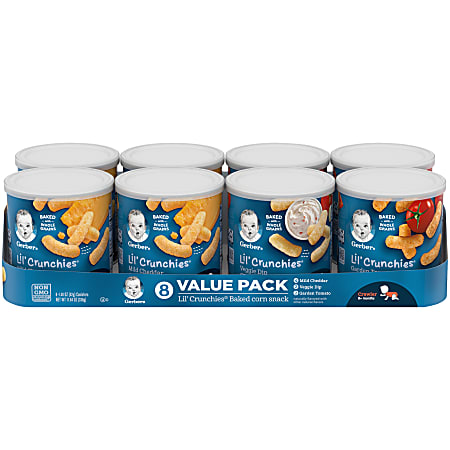Gerber Lil' Crunchies Baked Corn Snack Variety Pack