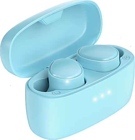 TJ Riley Wireless Earbuds Blue TJ 102 - Office Depot