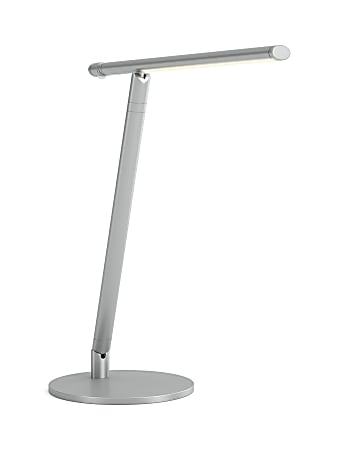 HON Articulating Desk Lamp, Adjustable, 16-3/4”H, Matte Silver