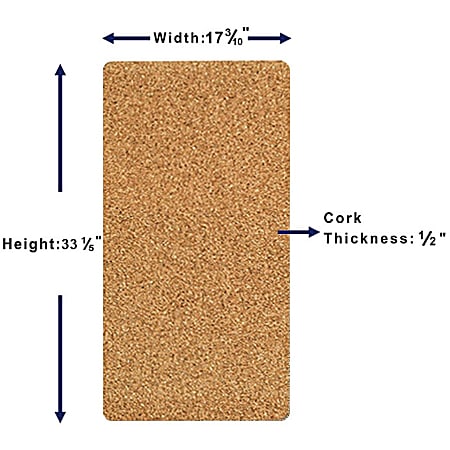 Lorell Do-it-Yourself Frameless Corkboard - 36 Lorell Do-it-Yourself Frameless Corkboard - 36