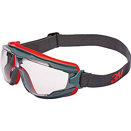 3M GoggleGear 500 Series Scotchgard Anti-Fog Goggles - Recommended for: Eye - Splash, Ultraviolet Protection - Gray - 10 / Carton