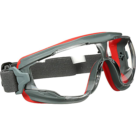 3M GoggleGear 500 Series Scotchgard Anti-Fog Goggles - Recommended for: Eye - Splash, Ultraviolet Protection - Gray - 10 / Carton