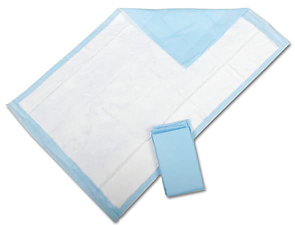 Protection Plus® Fluff-Filled Disposable Underpads, Standard, 30" x 30", Case Of 150