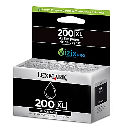 Lexmark™ 200XL Black High-Yield Ink Cartridge, 14L0650