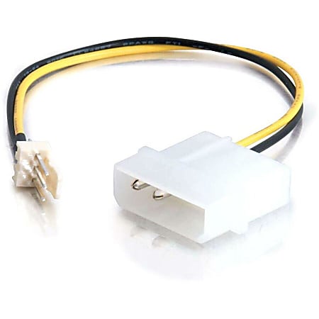 C2G - Power cable - 3 pin internal power (M) to 4 pin internal power (5V) (M) - 7.9 in