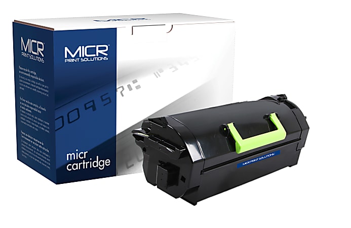 MICR Print Solutions Black High Yield MICR Toner Cartridge Replacement For Lexmark™ MS710, MCR710M