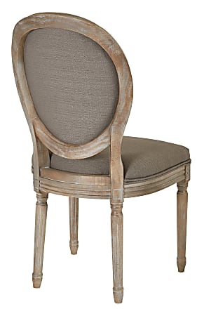 Oval back sales side chair