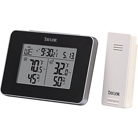 Taylor Wireless Indoor and Outdoor Weather Station with Hygrometer