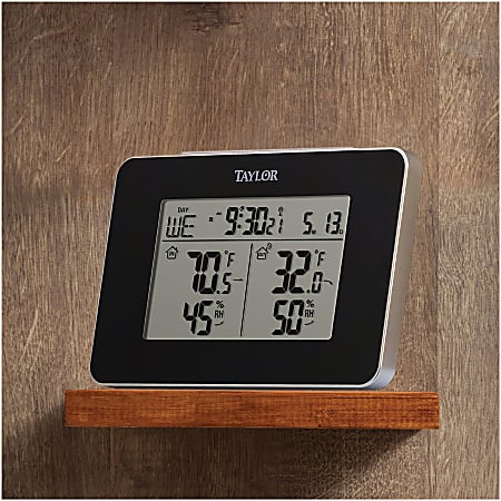 Taylor Precision Products Traditional Weather Station, Wood