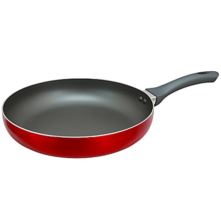 Oster Herscher Frying Pan, 12", Translucent Red