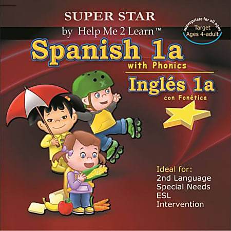 Super Star Spanish With Phonics, Download Version