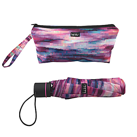 Nicole Miller Automatic Super Mini Umbrella, Multicolor