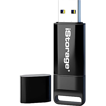 iStorage® datAshur BT USB 3.2 128GB Encrypted Secure Flash Drive, Black