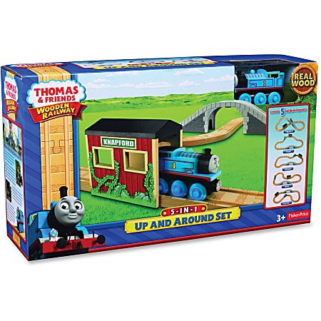 Thomas Friends UpAround Train Set Wood Office Depot