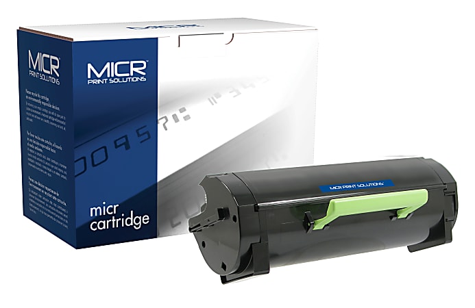 MICR Print Solutions Black Extra-High Yield MICR Toner Cartridge Replacement For Lexmark™ MS410, MCR410M