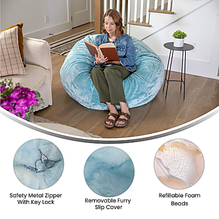 Flash furniture 2025 bean bag chair