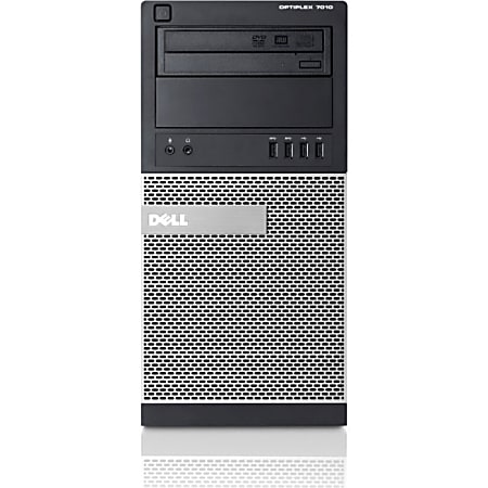 Dell OptiPlex 7010 Desktop Computer - Intel Core i7 i7-3770 3.40 GHz - Mini-tower - Black