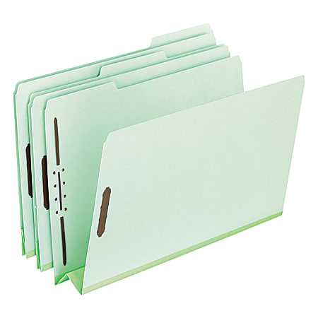Pendaflex® Pressboard Expanding Folders, 3" Expansion, 8 1/2" x 11", Letter Size, Green, Box Of 25 Folders