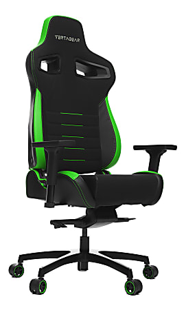 Vertagear Racing P-Line PL4500 High-Back Gaming Chair, Black/Green