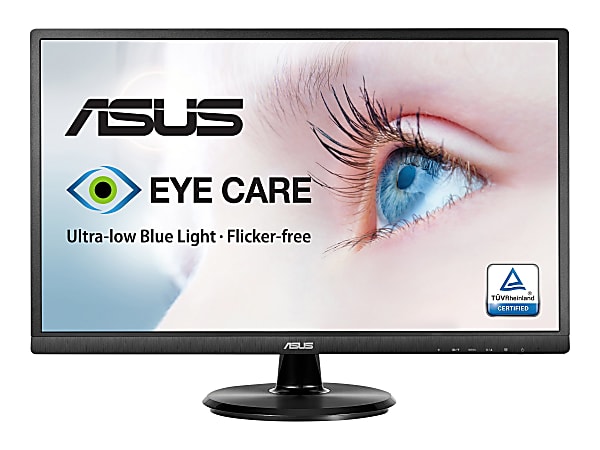 Asus VA249HE Full HD LCD Monitor - 16:9 - Black - 23.8" Viewable - LED Backlight - 1920x 1080 - 16.7 Million Colors - VA249HE