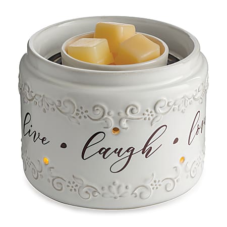 Candle Warmers Etc Fan Fragrance Warmer 8 58 x 7 18 Live Laugh