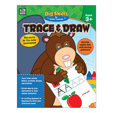 Thinking Kids® Big Skills for Little Hands: Trace And Draw, Grades Pre-K - K
