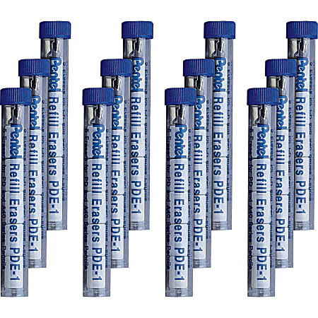 Pentel Mechanical Pencil Eraser Refills - White -