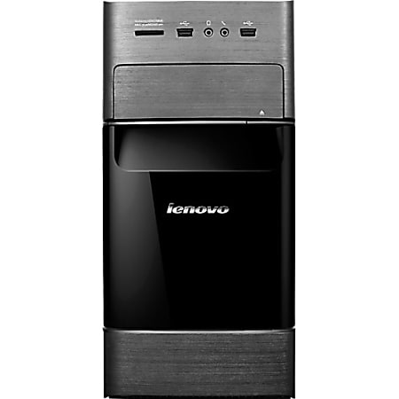 Lenovo H500 Desktop Computer - Intel Pentium J2850 2.41 GHz - 4 GB DDR3 SDRAM - 1 TB HDD - Windows 8 64-bit - Mini-tower