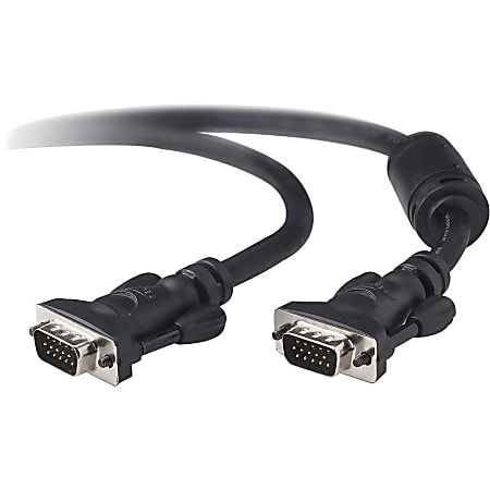 Belkin VGA Video Cable - 75 ft VGA Video Cable for Video Device - Male VGA - HD-15 Male VGA - Shielding
