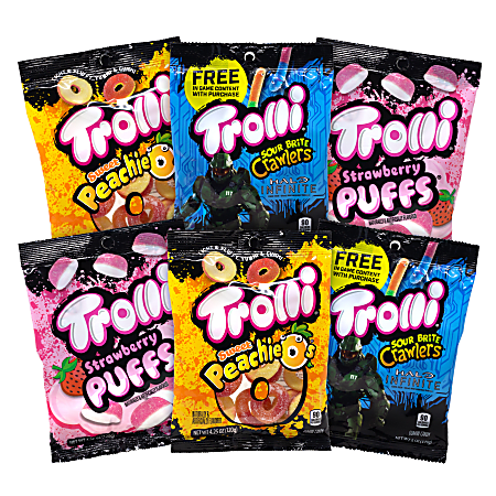 Trolli Variety Pack, Pack Of 6 Bags