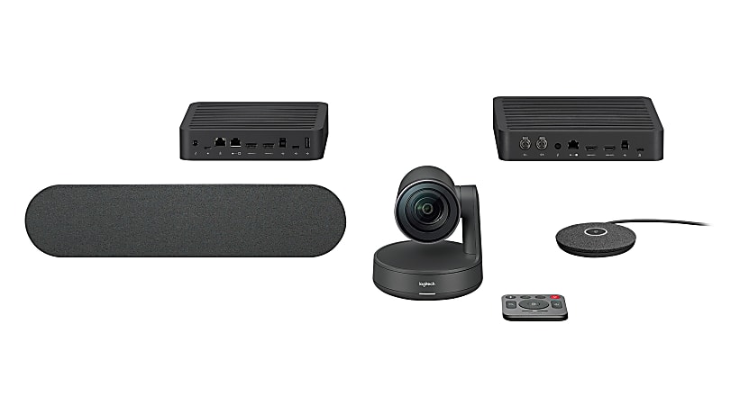 Logitech® Rally Premium Ultra-HD ConferenceCam System, Black