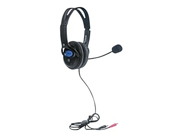 Headphones with mic two store jacks