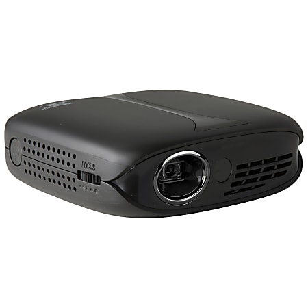 GPX PJ809B - DLP projector - LED - 3D - 1200 lumens - WVGA (854 x 480) - 16:9