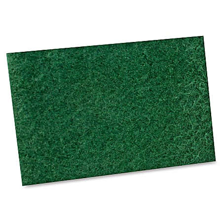 Impact General Purpose Scouring Pad - 0.6" Height x 6" Width x 9" Length - 10/Bag - Green