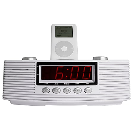 MP3 Docking Station With AM/FM Clock Radio