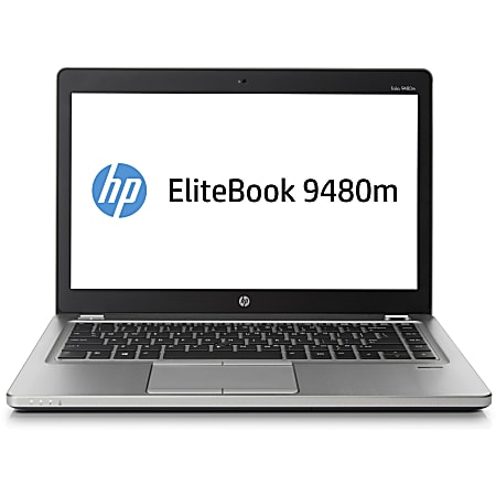 HP EliteBook Folio 9480m 14" LCD Ultrabook - Intel Core i7 i7-4600U Dual-core (2 Core) 2.10 GHz - 8 GB DDR3L SDRAM - 256 GB SSD - Windows 7 Professional 64-bit upgradable to Windows 8.1 Pro - 1600 x 900 - Platinum