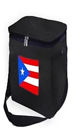 DORADO Puerto Rico Cooler, 7”H x 7”W x 10”D, Black