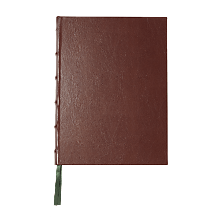 Markings by C.R. Gibson® Bonded Leather Journal, 7 1/2" x 10", 256 Pages (128 Sheets), Brown