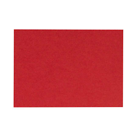 LUX Flat Cards, A2, 4 1/4" x 5 1/2", Ruby Red, Pack Of 1,000